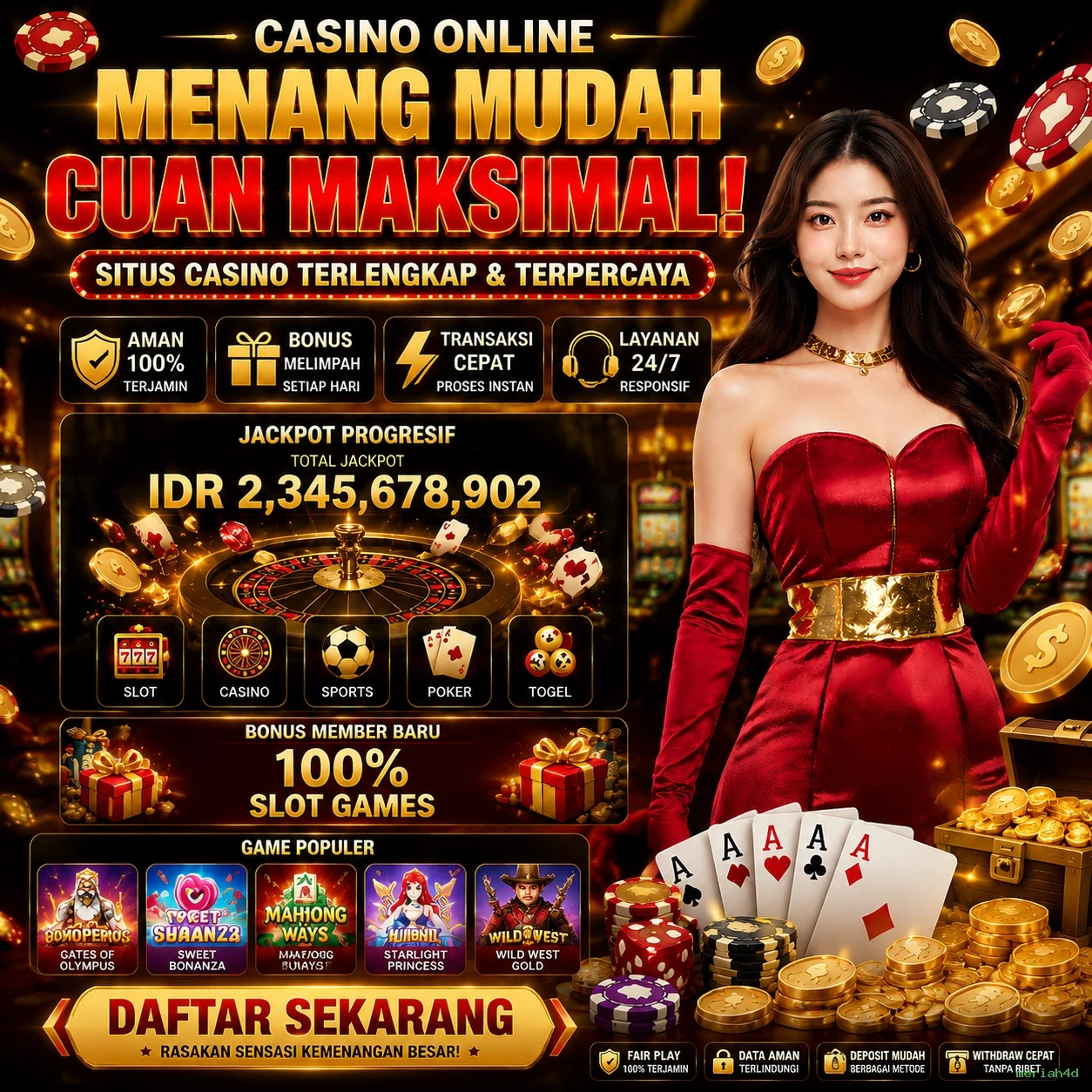 Cara Mendaftar dan Verifikasi Akun di meriah4d