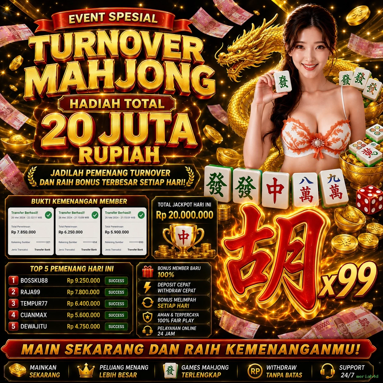 Mengulas Keunggulan Permainan di Situs meriah4d